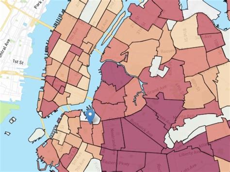 Neighborhoods of New York Map
